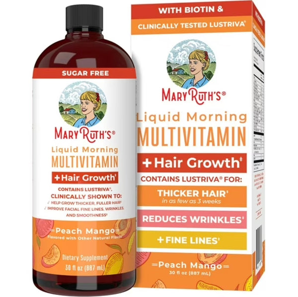 Mary Ruth's Liquid Morning Multivitamin + Hair Growth 30oz