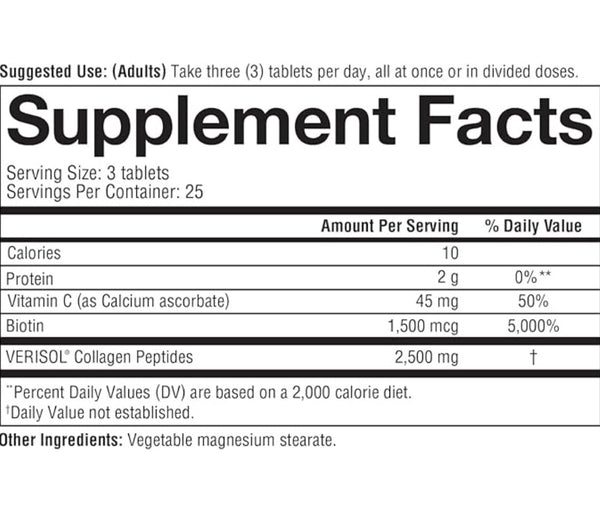 Youtheory Concentrated Effect Collagen, 75 Tablets