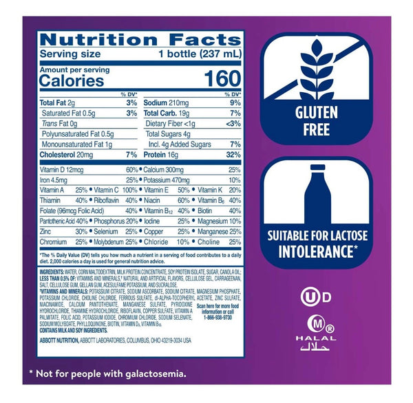 Ensure Active High Protein Vanilla Flavor Nutrition Shake  8 oz