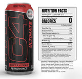C4 Ultimate Energy Drink  Fruit Punch  16 Oz