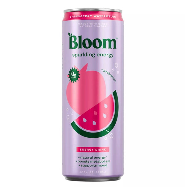 Bloom Energy, Strawberry Watermelon, 12 Oz