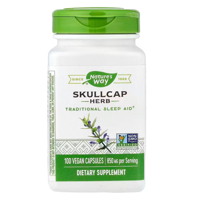 Nature's Way Skullcap Cápsulas de hierbas 100ct