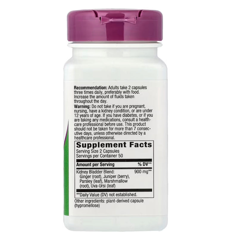 Cápsulas de vegetales de la vejiga de la naturaleza de la naturaleza 100ct 100ct