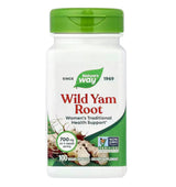 Nature's Way Wild Yam Root 425 mg per Serving Size, 100 Vegan Capsules