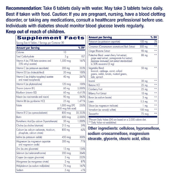 Nature's Way Doctor's Choice Multivitamins 45+ Mujeres tabletas