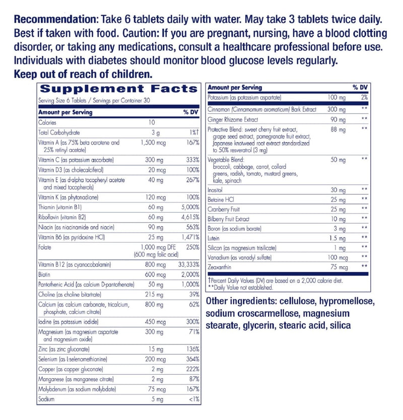 Nature's Way Doctor's Choice Multivitamins 45+ Mujeres tabletas
