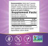 Nature's Way Black Elderberry 100 Vegetable Capsules