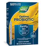 Natures Way Primadophilus Optima 50 Billion Active HDS Probiotics Adult 50+ for Colon Health 30 Capsules
