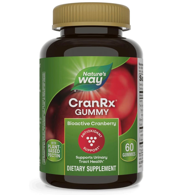 Nature's Way CranRx Cranberry with D-Mannose, Vitamin C, 60 Gummies