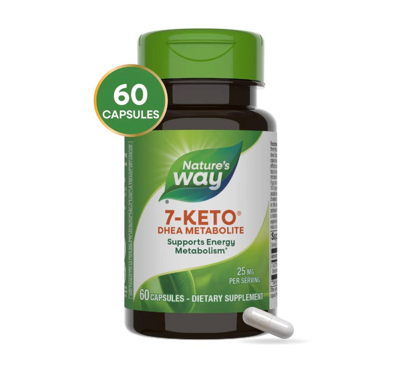 Nature's Way Enzymatic Therapy 7-KETO Dhea metabolite 60 Capsules