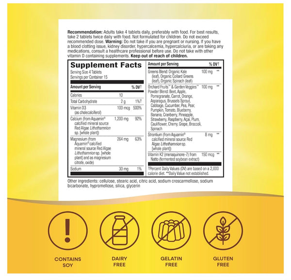 Nature's Way Alive Calcium Bone Formula 60 Tablets