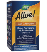 Nature's Way Alive Men's Max3 Daily Multivitamin 90 Tablets