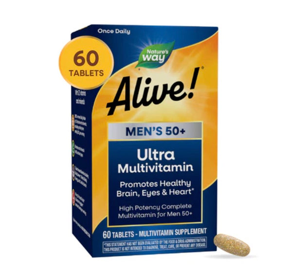 Nature's Way Alive Once Daily Men's 50+ Ultra Potency Multivitamin