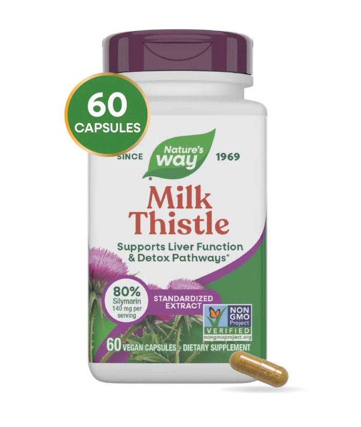 Nature's Way Blessed Thistle 390 mg per Serving Size, 100 Vegetable Capsules