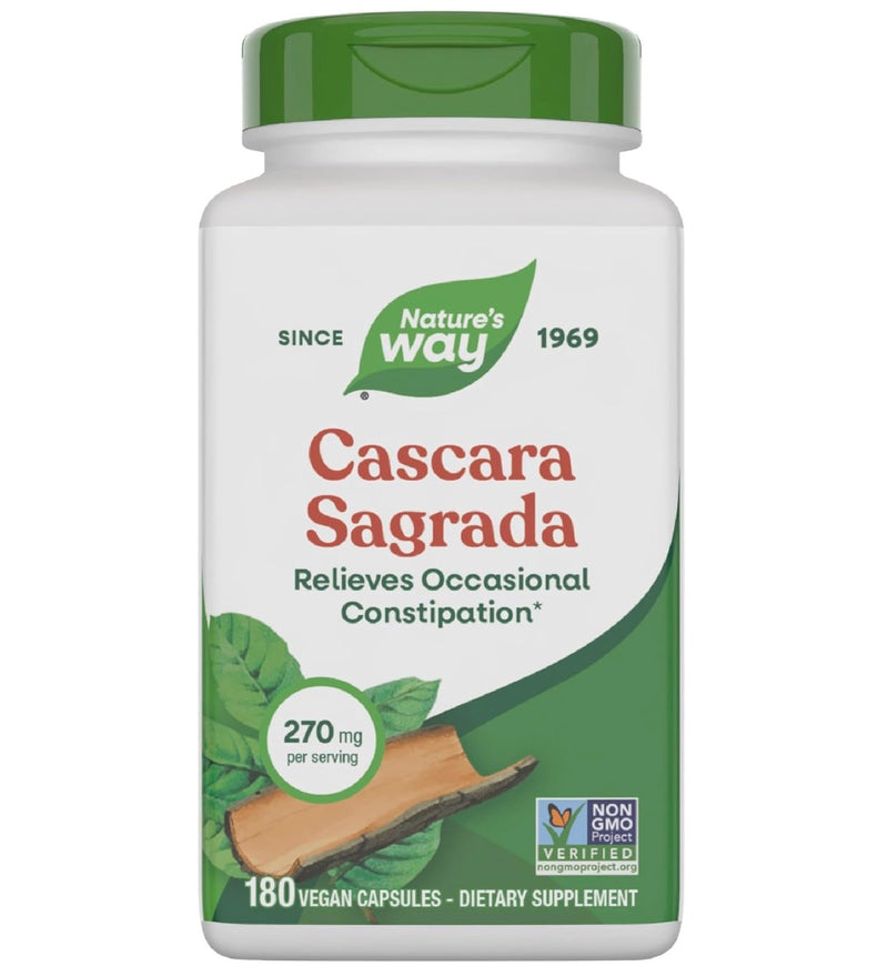 Nature's Way Cascara Sagrada 180 Cápsulas vagables