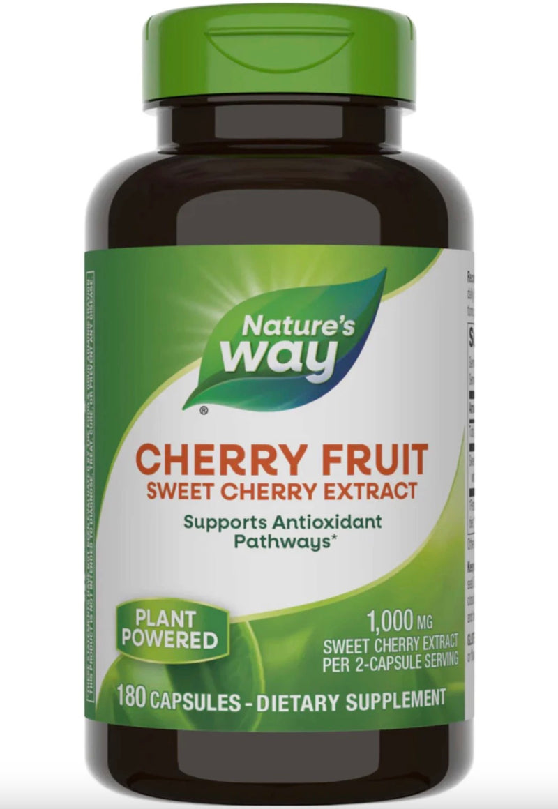 Nature's Way Cherry Fruit 1000 mg per Serving Size, 180 Capsules