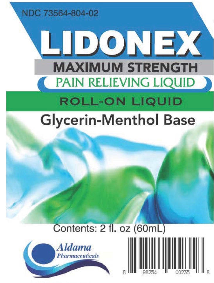 Lidonex Maximum Strength Pain Relief Roll On 2 oz