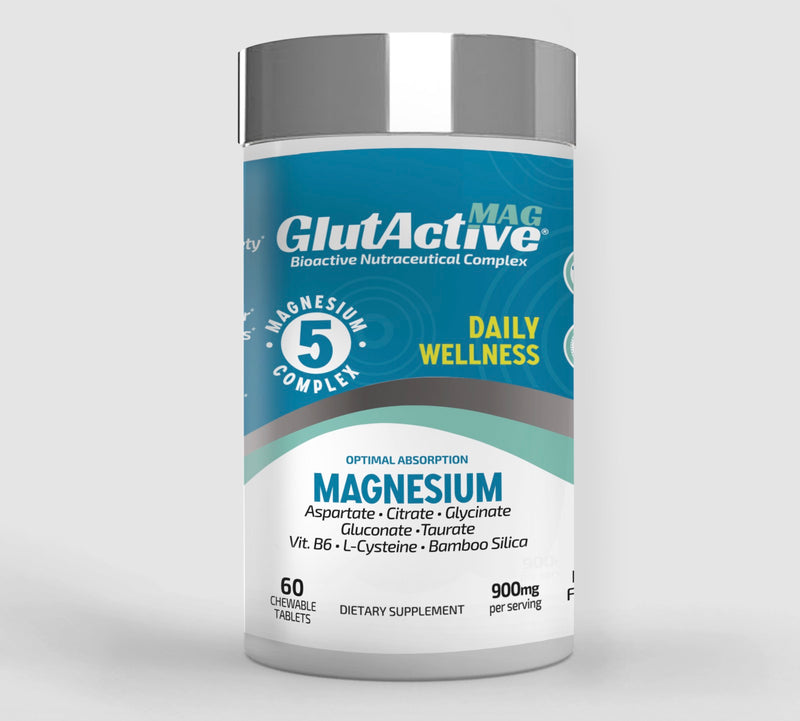 Magnesio glutactivo tabletas masticables 30ct