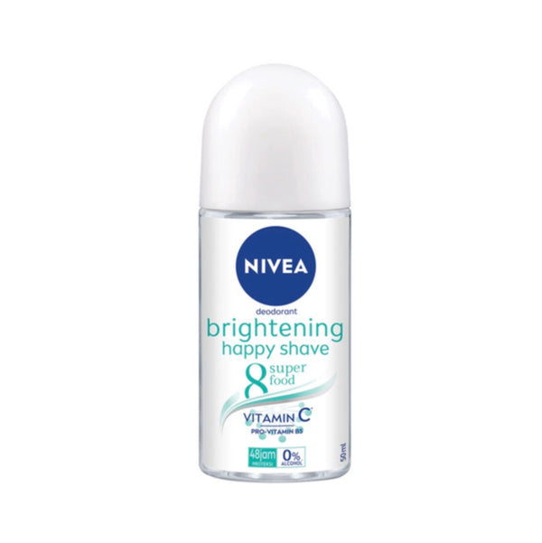 Nivea Brightening Happy Shave Roll-on Deodorant 1.7oz