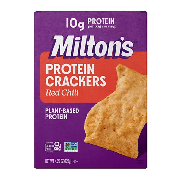 Milton’s Plant-Based Protein Crackers Red Chili, 120g