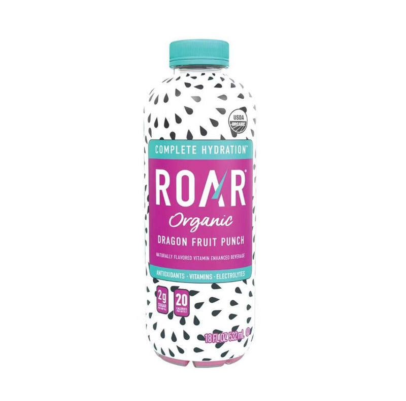 Roar Organic Dragon Fruit Punch Hydration Flavored Water, 18 oz