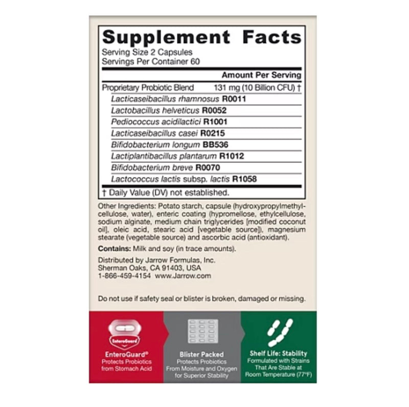 Jarrow Fórmulas Jarro-Dophilus EPS 5 mil millones de cápsulas de células