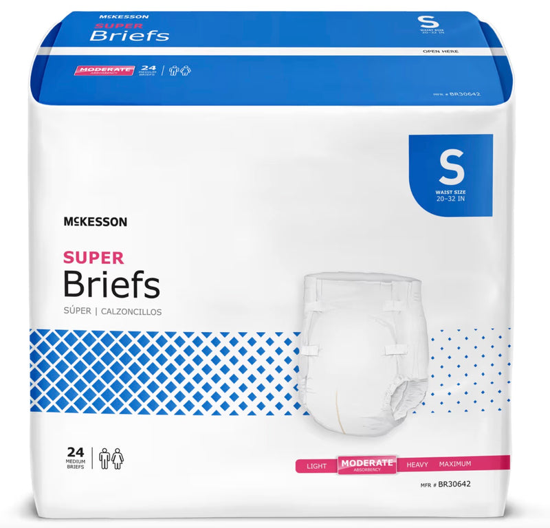 McKesson Super Plus Disposable Protective Underwear, Small, 24 Count
