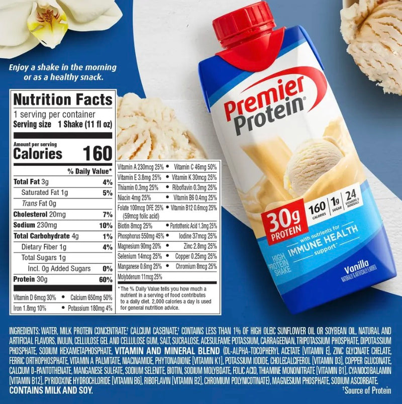 Premier Protein Shake Vanilla 11oz