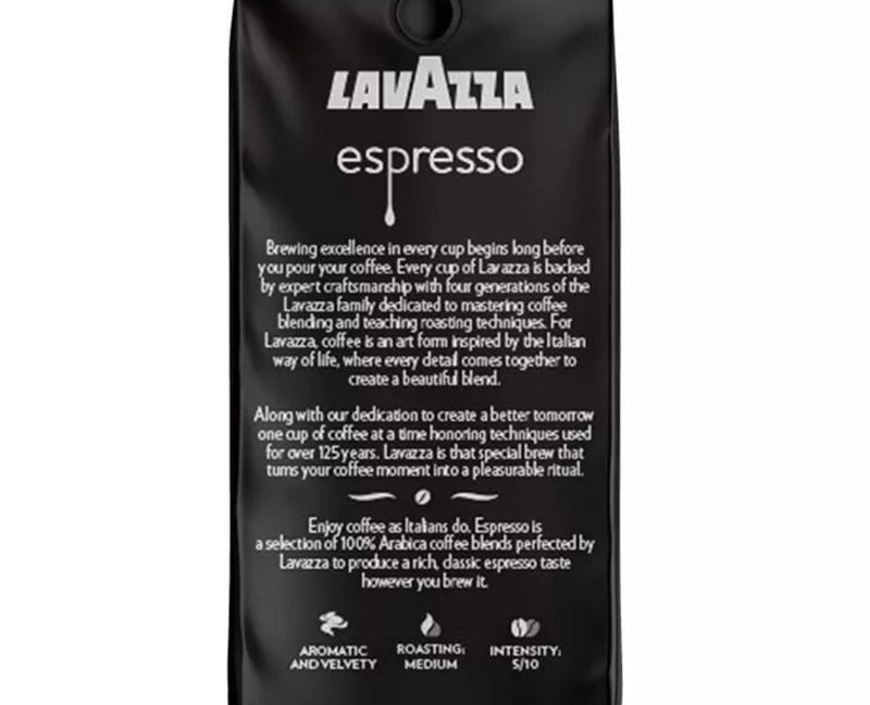 Lavazza Espresso 100% Arabica Whole Bean Coffee, 10.5 oz