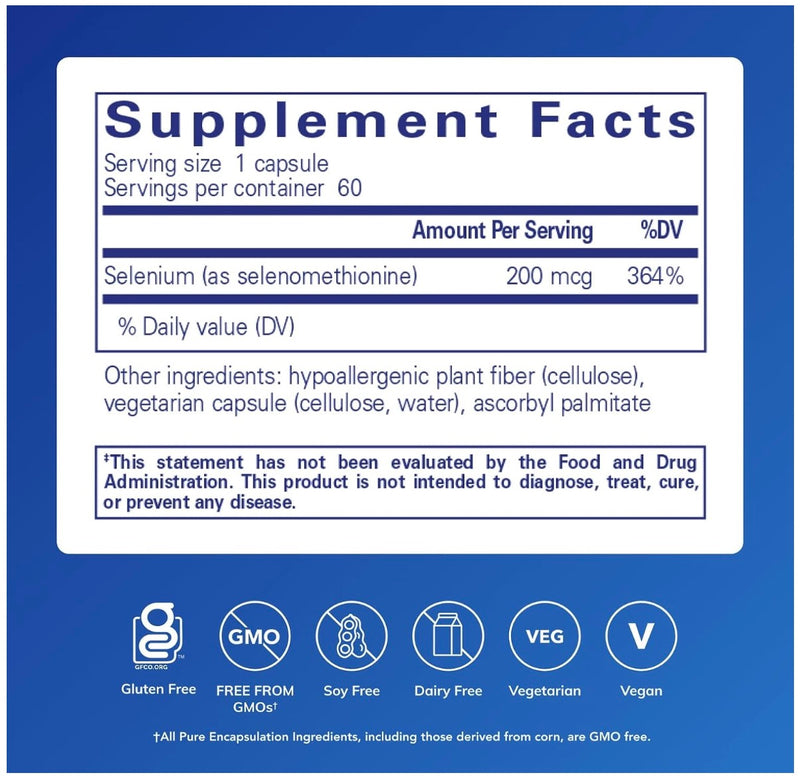 Pure  Selenium 60 cap