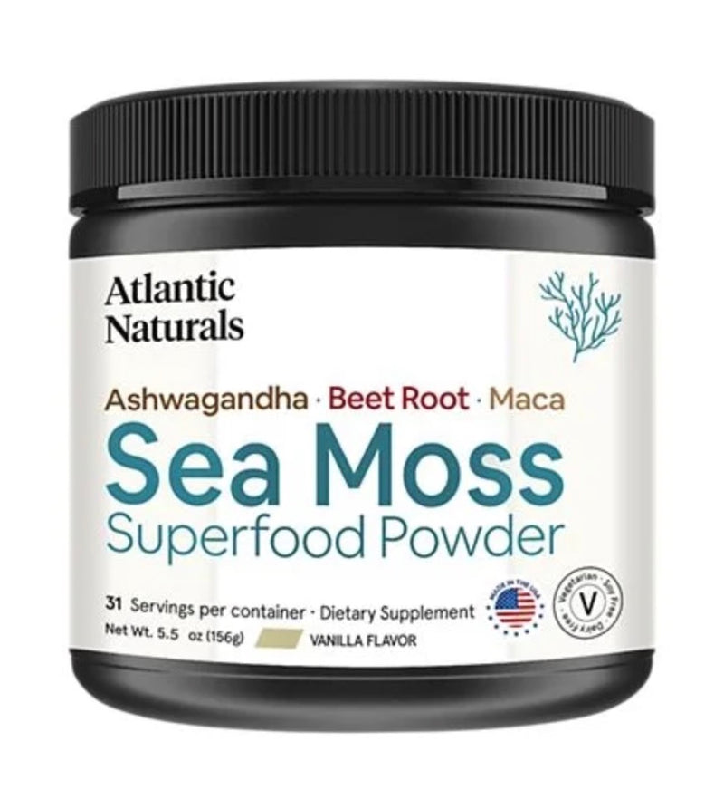 Atlantic Naturals Organic Sea Moss Superfood Powder 5.5 oz