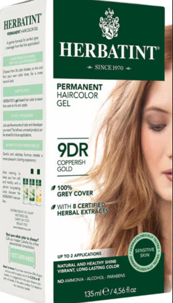 Herbatint Permanent Hair Color Copper Blonde 9DR 4.5Oz