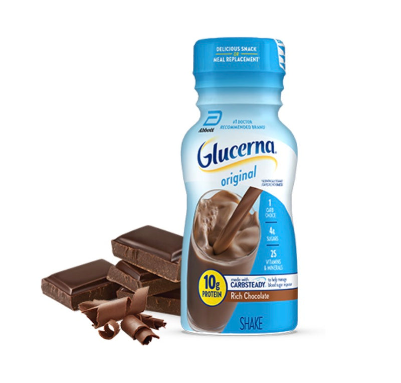 Abbott Glucerna Shake Rich Chocolate 8oz