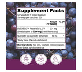 Reserveage Beauty Resveratrol Plus 1000 Mg - 30 Veggie Capsules