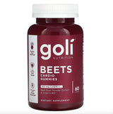 Goli Nutrition Beets Cardio Vegan Vitamin Gummies - 60ct