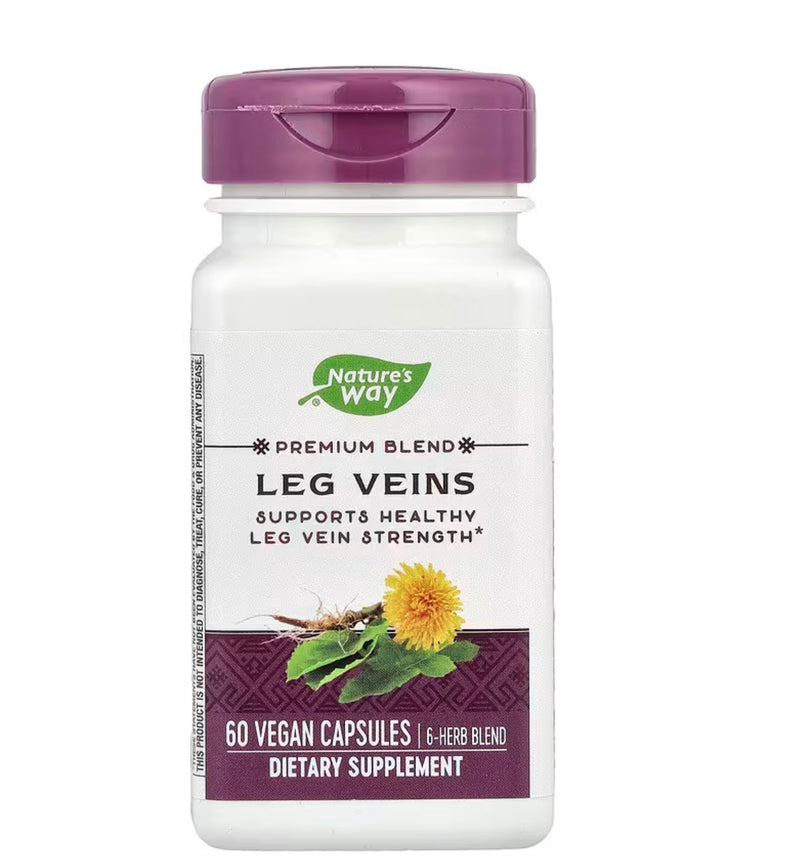 Nature's Way Leg Veins 60 Vegan Capsules