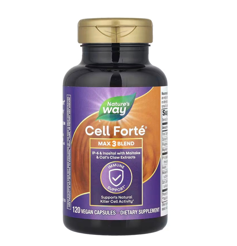 Nature's Way Cell Forte MAX3 IP-6 & Inositol 120 Vegan Capsules