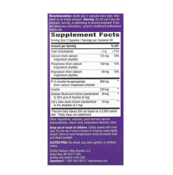 Nature's Way Cell Forte Max3 IP-6 e inositol