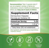 Camino de la naturaleza Fo-Ti 610 mg de cápsulas de vegetales