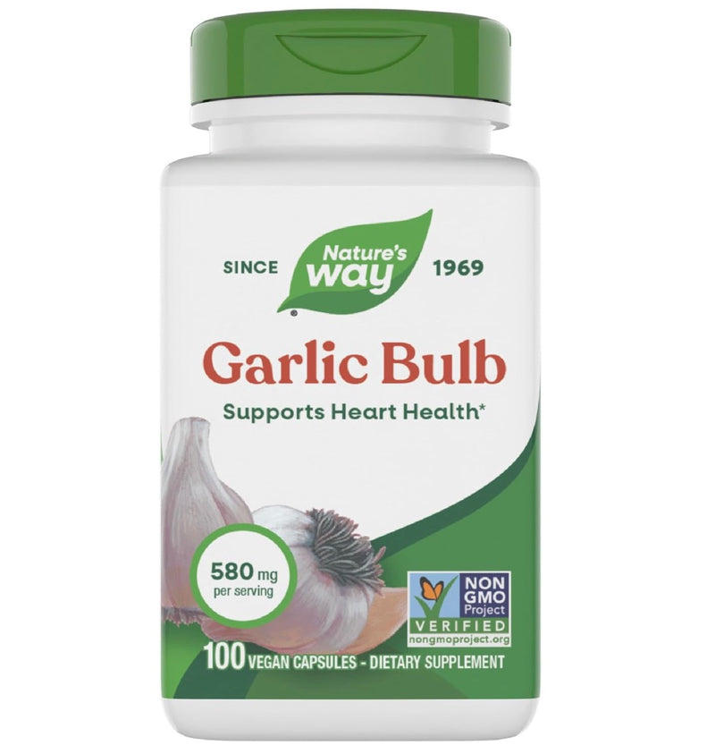 Camino de la naturaleza Bombas de ajo 580 mg de cápsulas vegetales