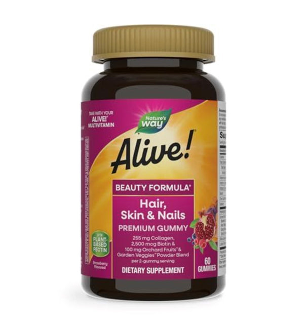 Nature's Way Alive Hair Skin & Nails 60 Gommies