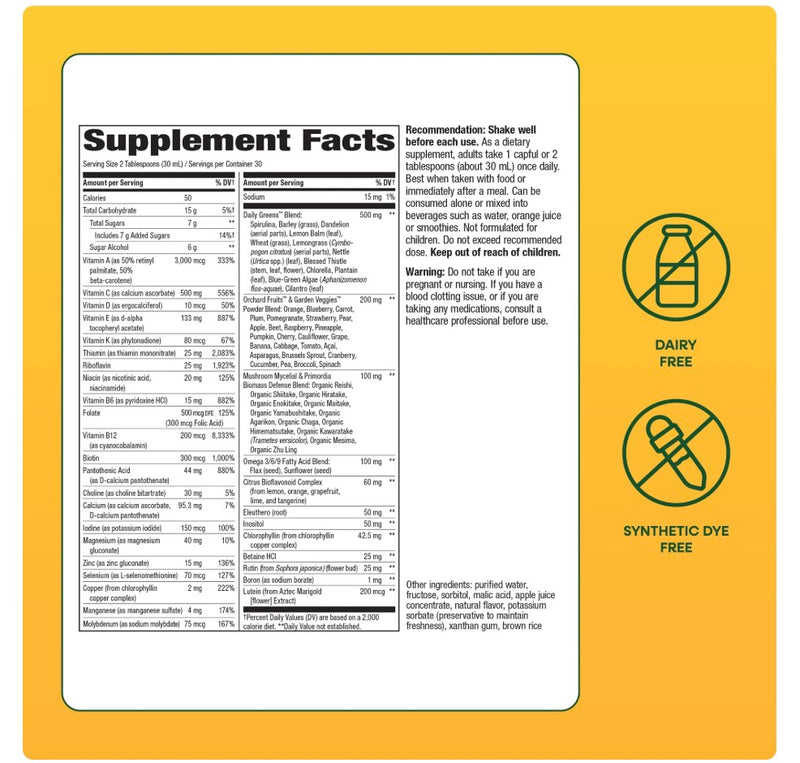 Nature's Way Alive Max Potency Liquid Multivitamin 30 oz