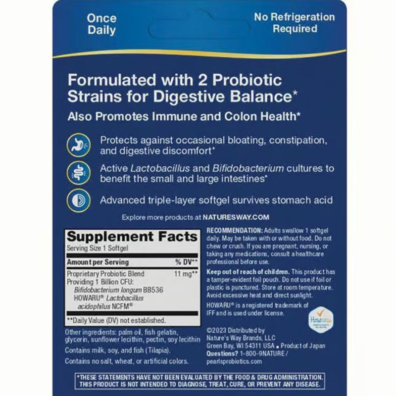 Enzymatic Therapy Acidophilus Pearls 1 Billion CFU 90 Capsules