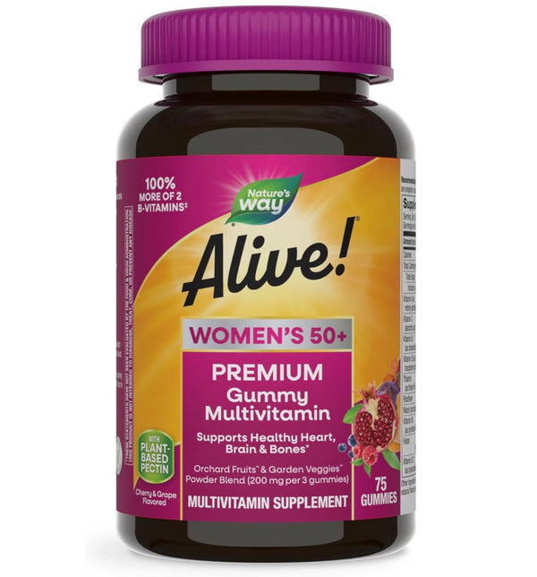 Nature's Way Alive Premium Multivitamin de más de 50 mujeres de mujeres