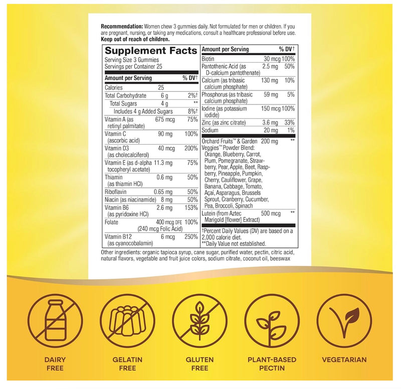 Nature's Way Alive Premium Multivitamin de más de 50 mujeres de mujeres