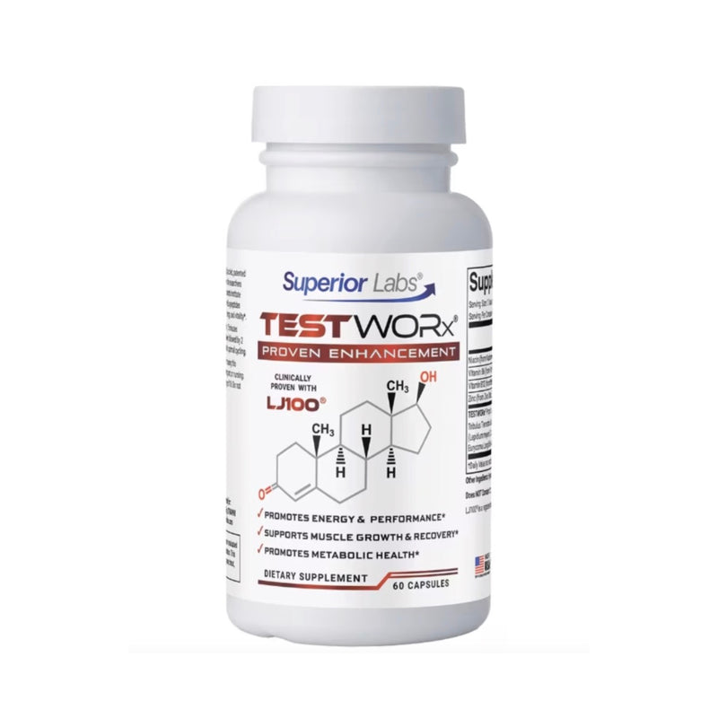 Superior Labs Test Workx Proven Enhancement 60 Capsules