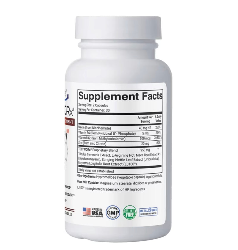 Superior Labs Test Workx Proven Enhancement 60 Capsules