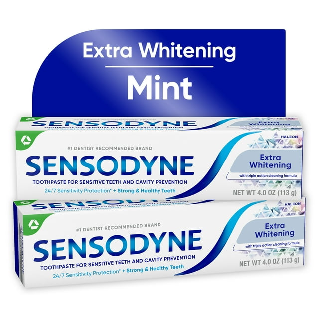Sensodyne Extra Whitening Toothpaste 4oz  2pack