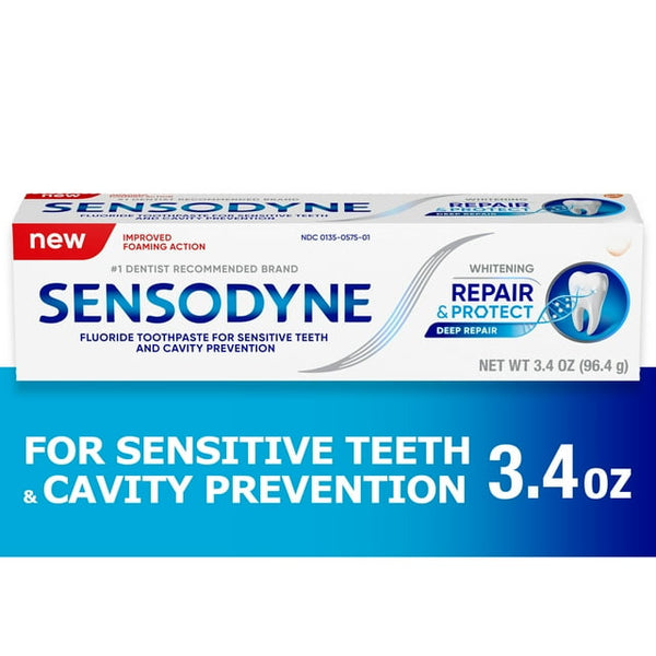 Sensodyne Repair & Protect Whitening Sensitive Toothpaste 3.4oz