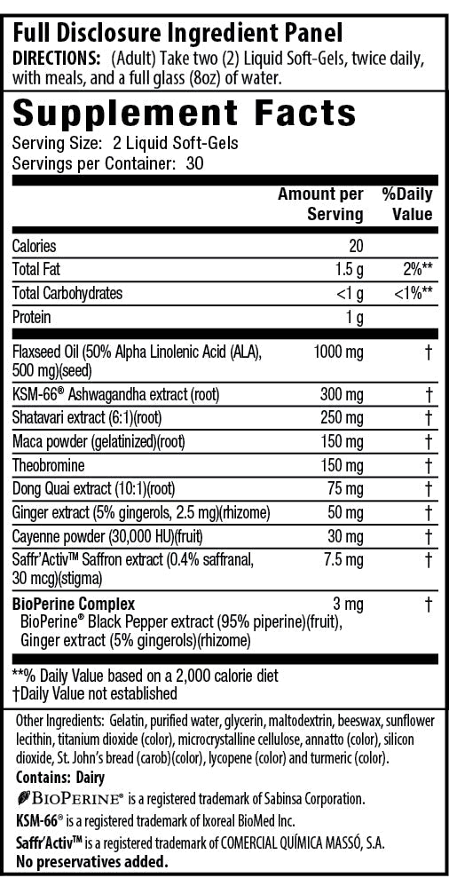 Irwin Sensual Woman Endurance Stress Libido 60 Softgels